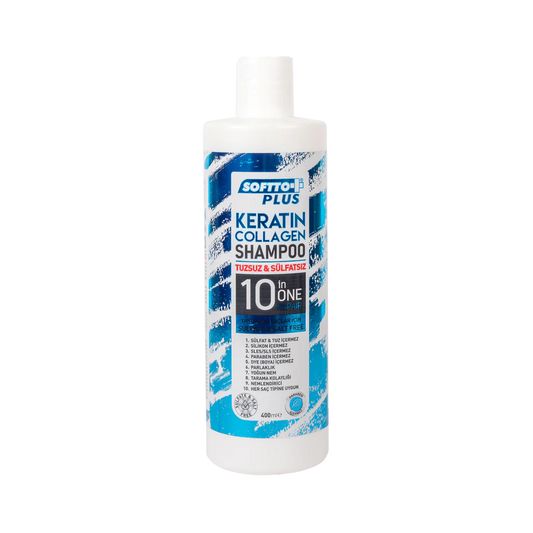 Șampon Fără Sare cu Keratină și Colagen